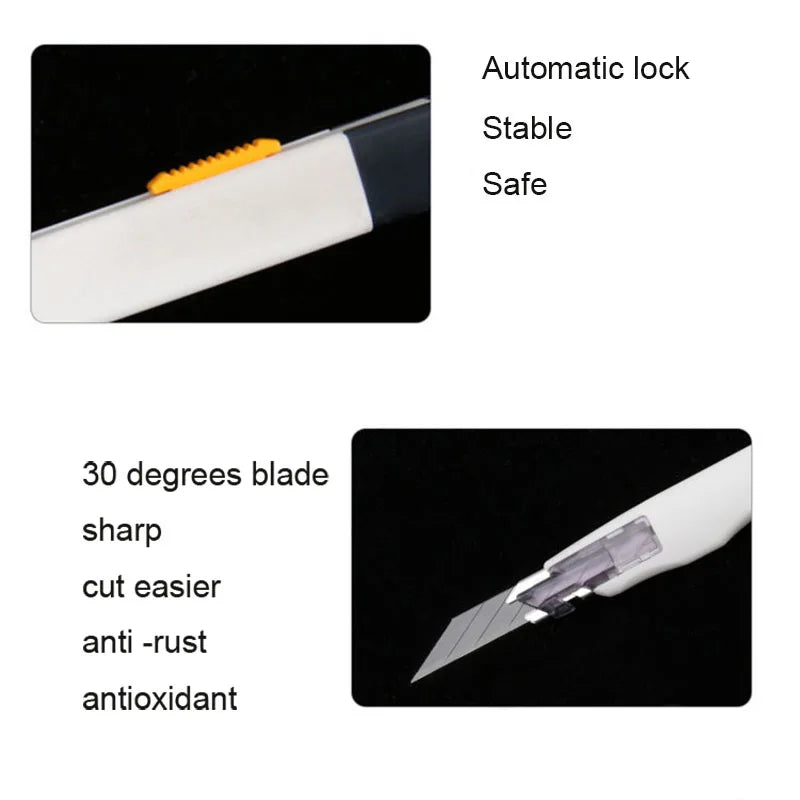 TOFAR Anti Shaking Utility Knife Car Stickers Decals Vinyl Cutter Knife PPF Film Window Tint Craft Cutting Line Paper DIY Tool