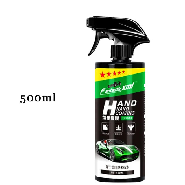 500Ml Nano Ceramic Car Coating Auto Detailing Products Liquid Spray Polish Wax Film Paint Care Protector Kit Accessories