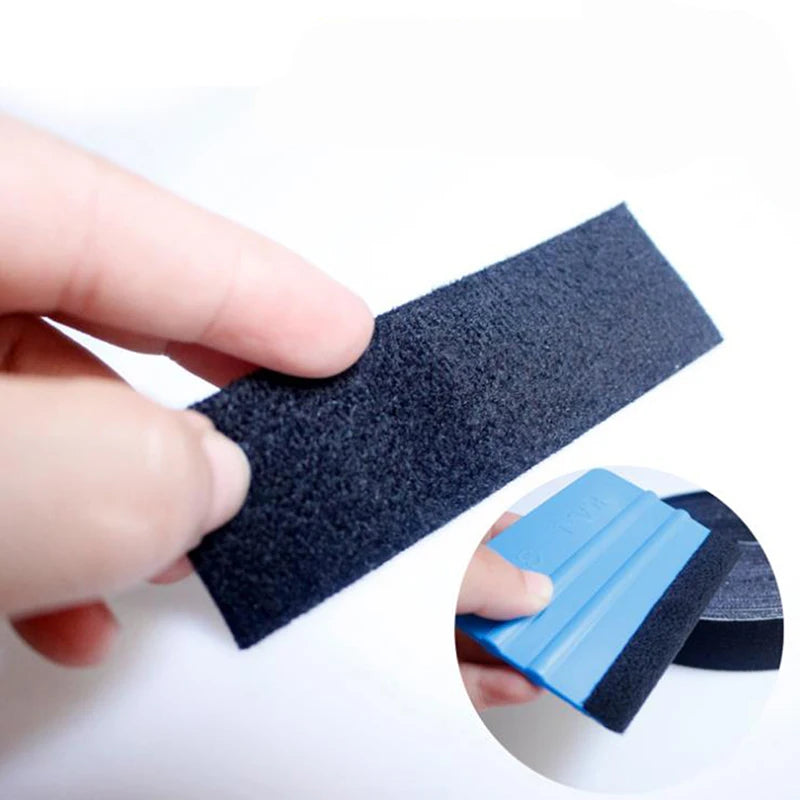 5M/roll Fiber Vinyl Squeegee Spare Suede Fabric Cloth Car Wrap Tool Window Tint Scraper No Scratch Protector Edge Car Accessory