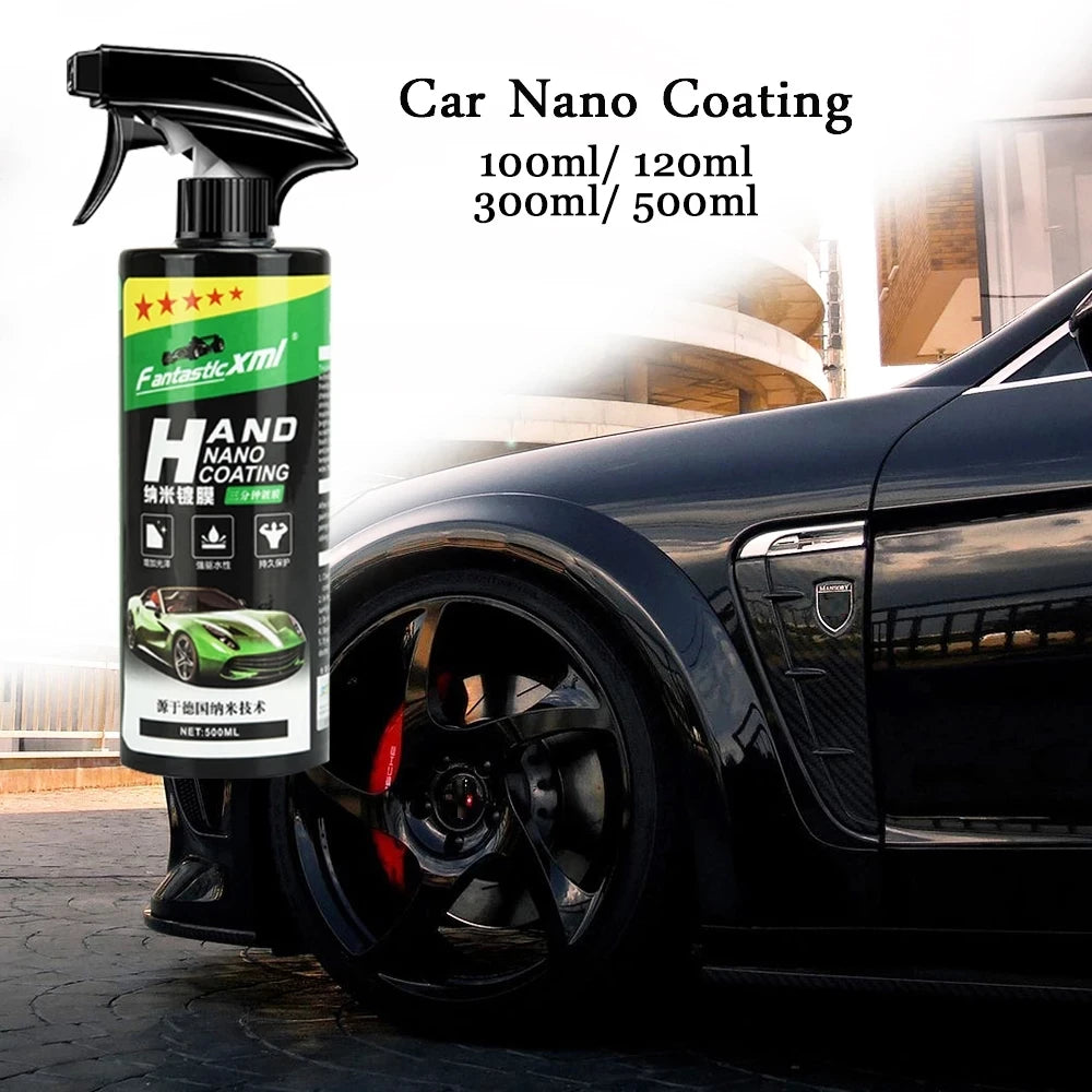 500Ml Nano Ceramic Car Coating Auto Detailing Products Liquid Spray Polish Wax Film Paint Care Protector Kit Accessories