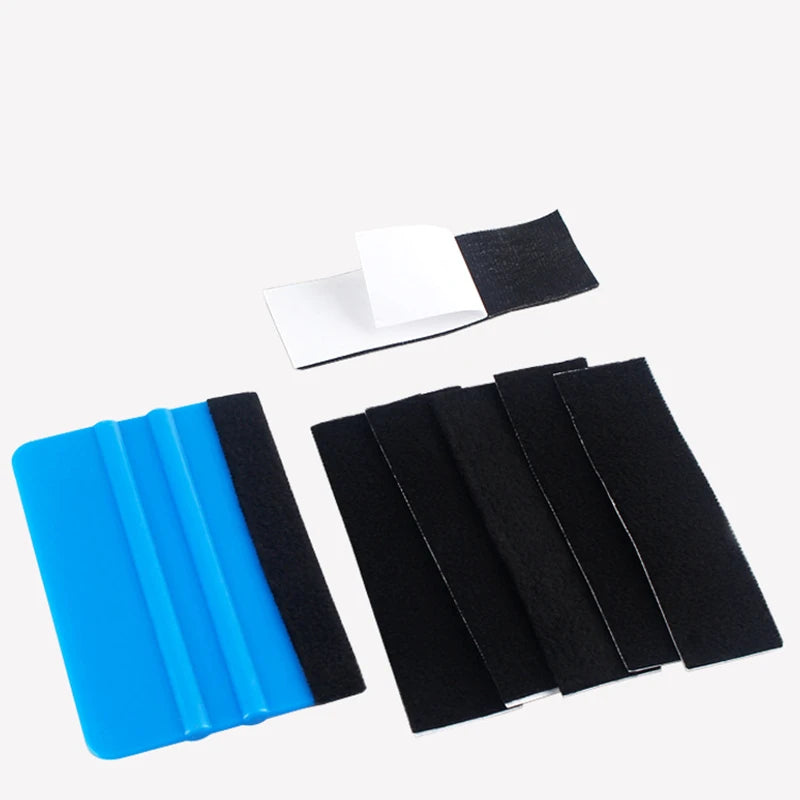 5M/roll Fiber Vinyl Squeegee Spare Suede Fabric Cloth Car Wrap Tool Window Tint Scraper No Scratch Protector Edge Car Accessory