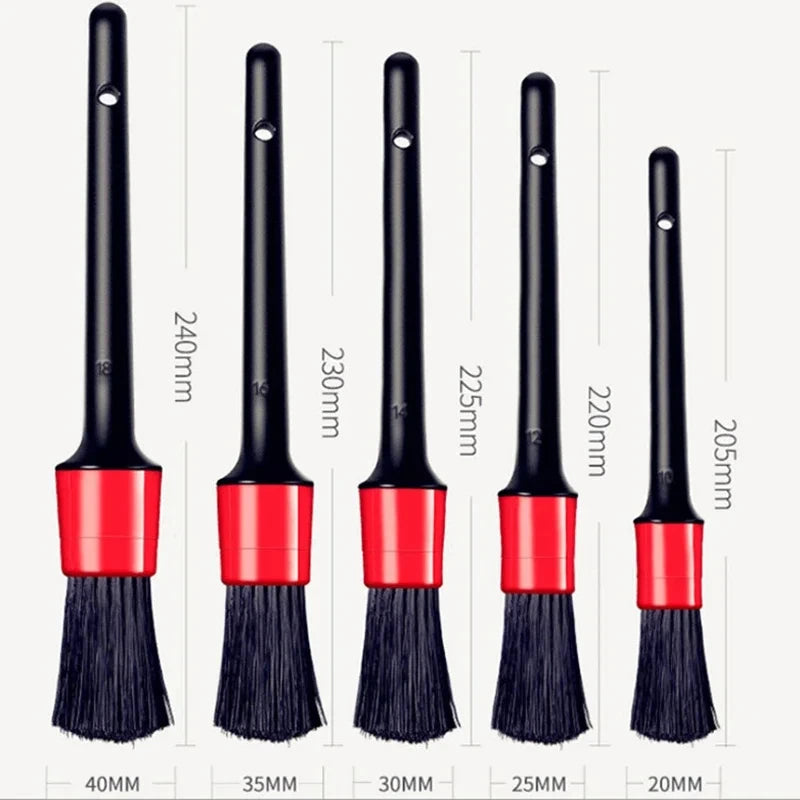 5Pcs Car Cleaning Brush Kit