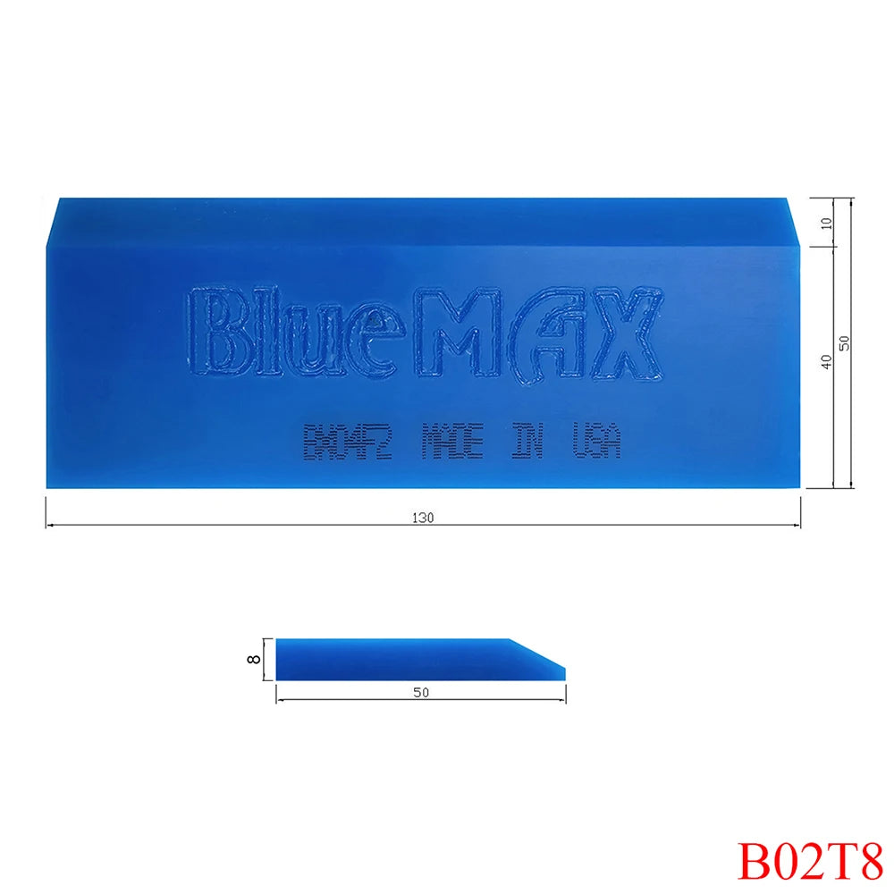 BlueMax Rubber Blade TPU PPF Squeegee Car Paint Protection Film Vinyl Wrap Scraper Auto Accessories Clean Wiper B02