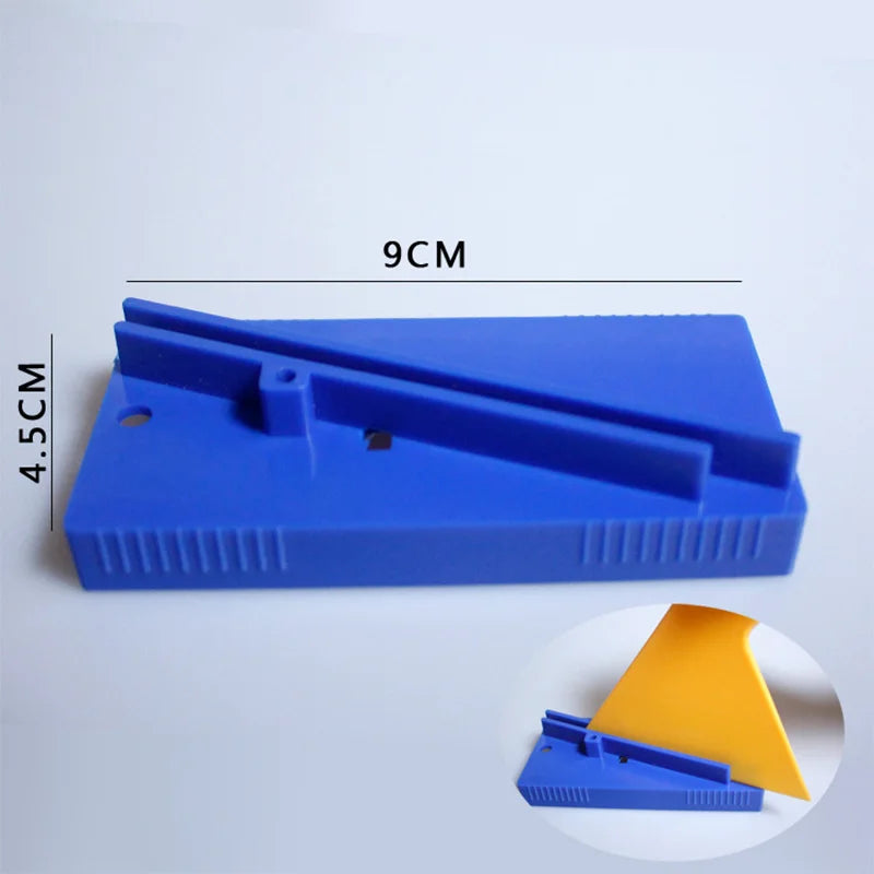 Hard Card Squeegee Sharpener Scraper Repair Tool Window Tint Tool Sharpening Smoothing Edges Car Wrap Tool Skiving Knife Tool