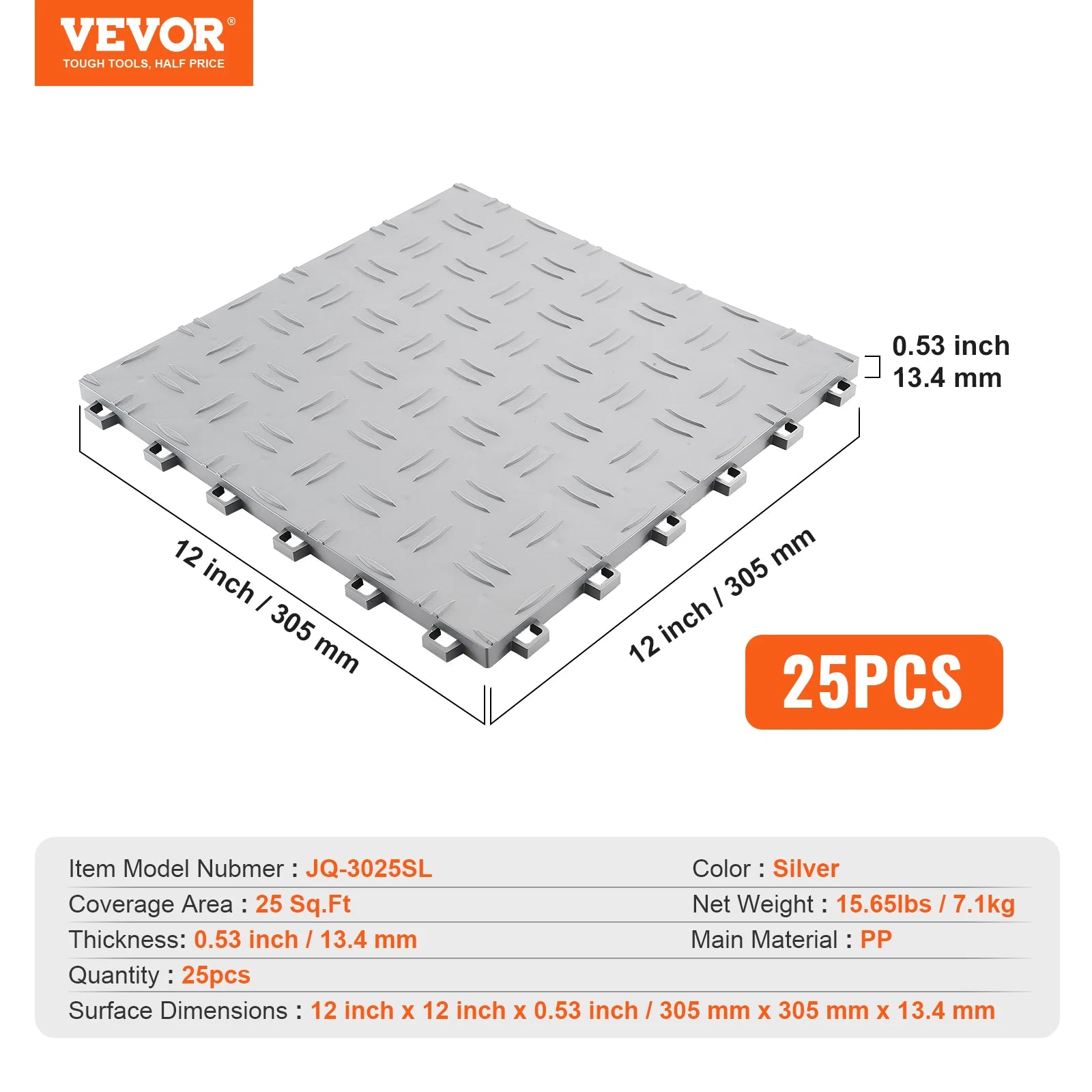 VEVOR Garage Tiles