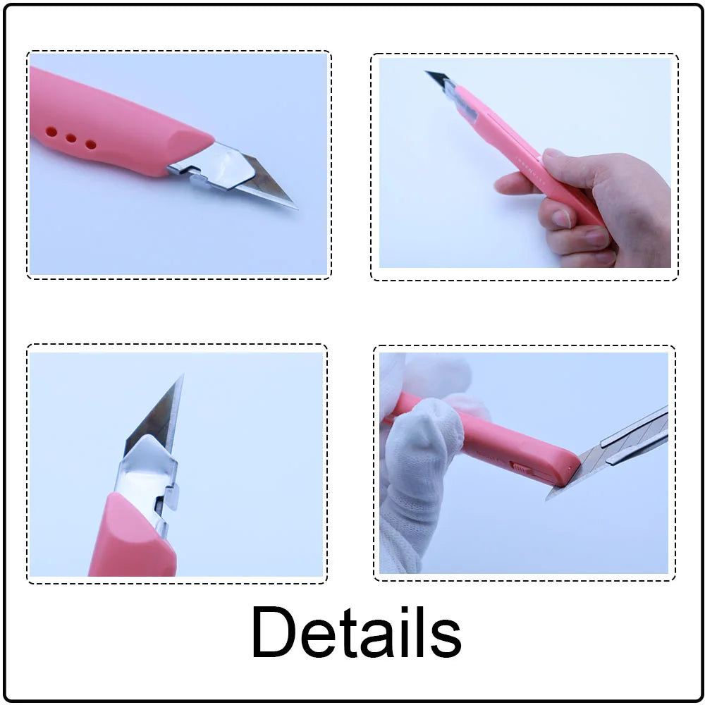 TOFAR Anti Shaking Utility Knife Car Stickers Decals Vinyl Cutter Knife PPF Film Window Tint Craft Cutting Line Paper DIY Tool