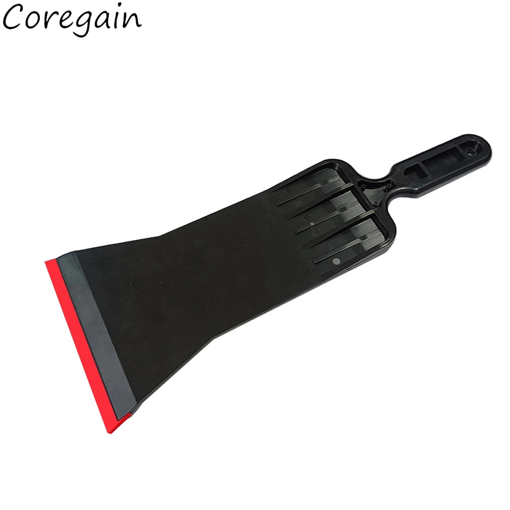 Long Handle Cleaning Squeegee Front Rear Window Tinting Scraper Bulldozer Carbon Fiber Vinyl Shovel Car Wrap Tool