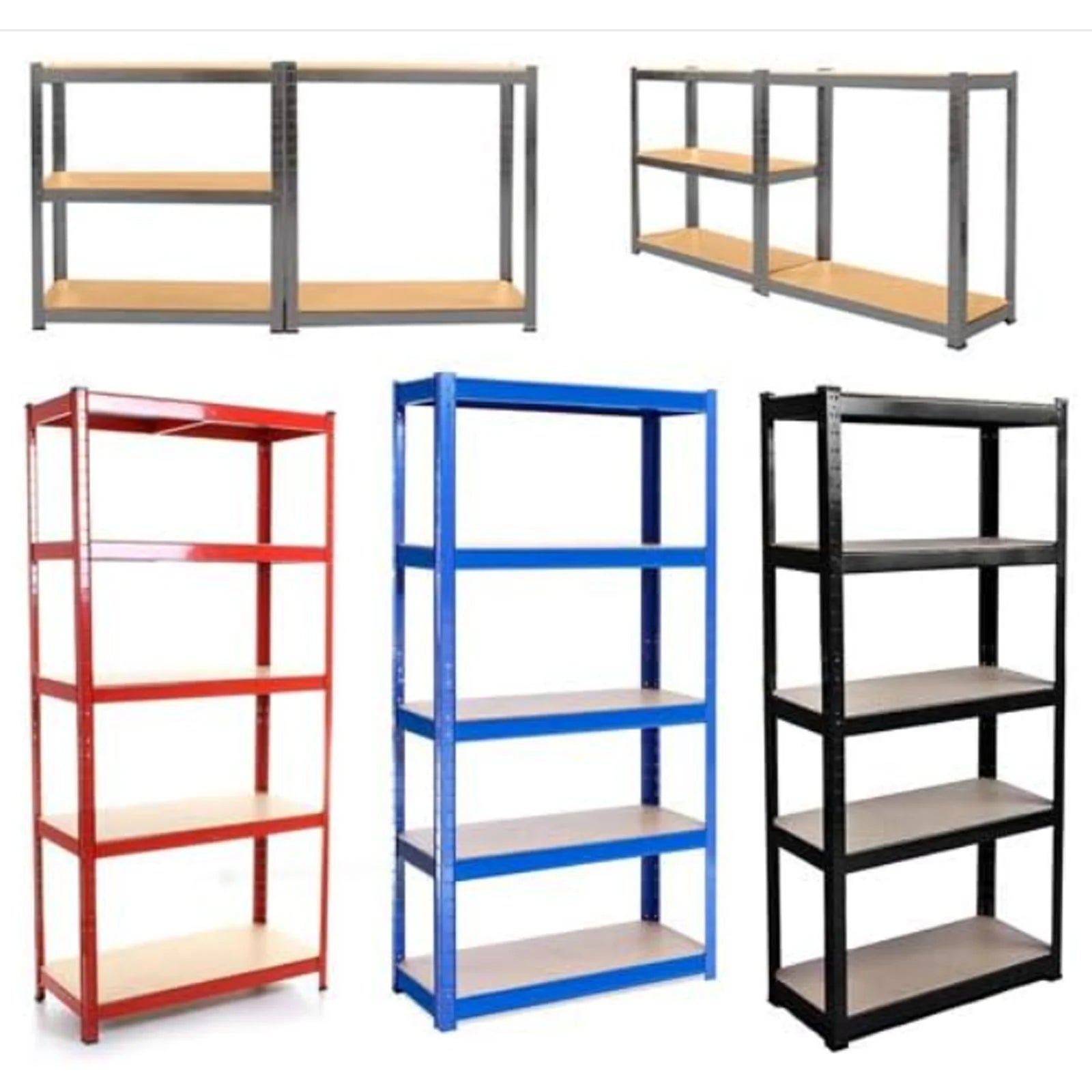 Heavy Duty 5 Tier Boltless Garage Shelving