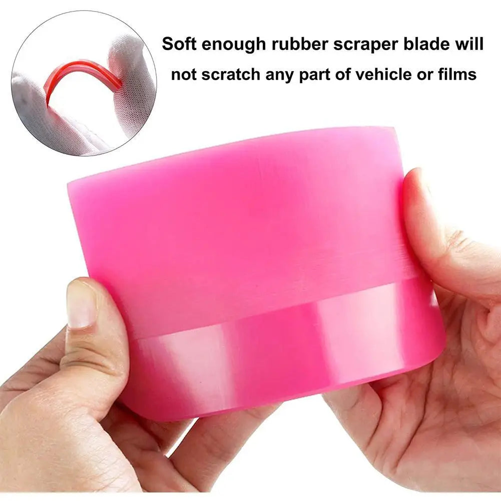 PPF Squeegee Soft TPU Rubber Squeegee Car TPU PPF Film Install Film Wrapping Scraper Cleaner Car Vinyl Wrap Window Tint Tool KNS