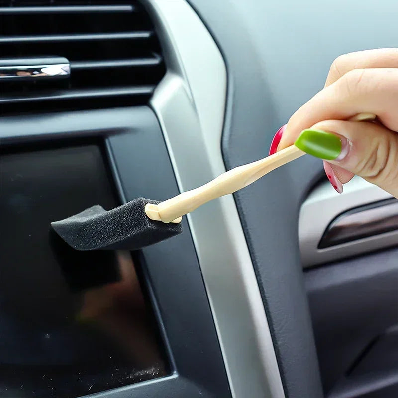 Car Air Conditioner Vent Cleaner Cleaning Brush Detailing Scrub Brushes Outlet Wash Duster Dust Removal Auto Interior Clean Tool