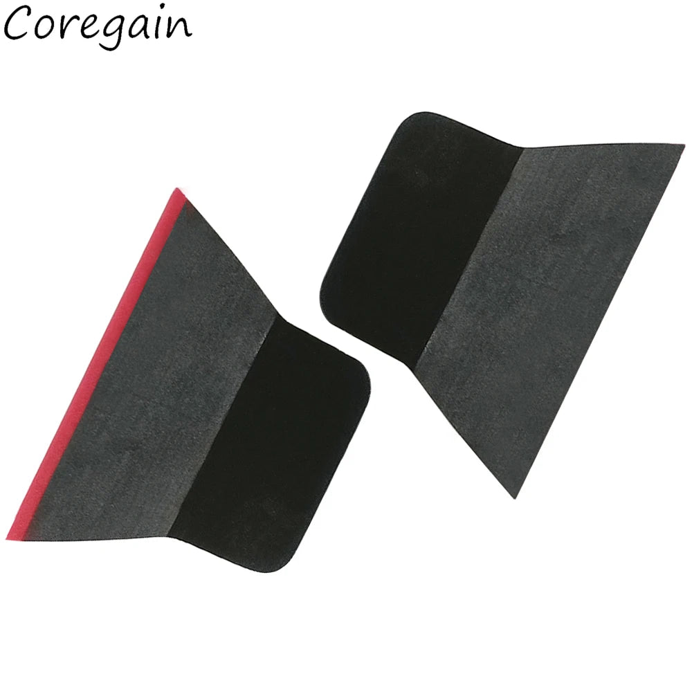 2Pcs 4 Inch TPU Rubber Squeegee For Car Film Cover Decal Carbon Fiber Wrap Vinyl PPF Installation Paint Scraper Glass Clean Tool