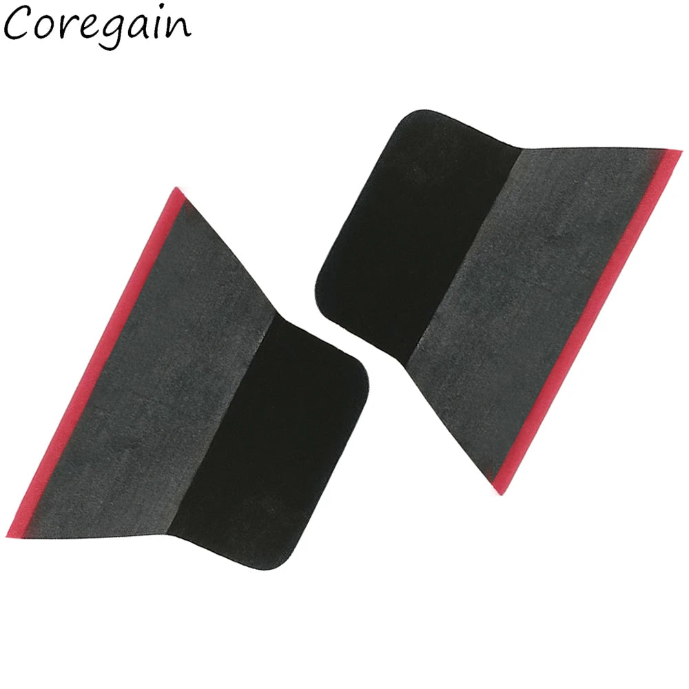 2Pcs 4 Inch TPU Rubber Squeegee For Car Film Cover Decal Carbon Fiber Wrap Vinyl PPF Installation Paint Scraper Glass Clean Tool