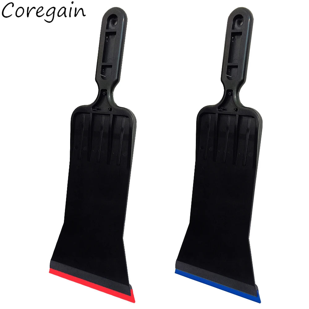 Long Handle Cleaning Squeegee Front Rear Window Tinting Scraper Bulldozer Carbon Fiber Vinyl Shovel Car Wrap Tool