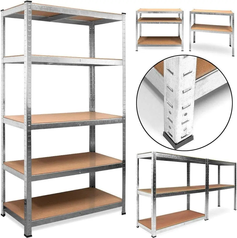 Heavy Duty 5 Tier Boltless Garage Shelving