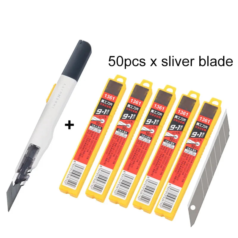 TOFAR Anti Shaking Utility Knife Car Stickers Decals Vinyl Cutter Knife PPF Film Window Tint Craft Cutting Line Paper DIY Tool