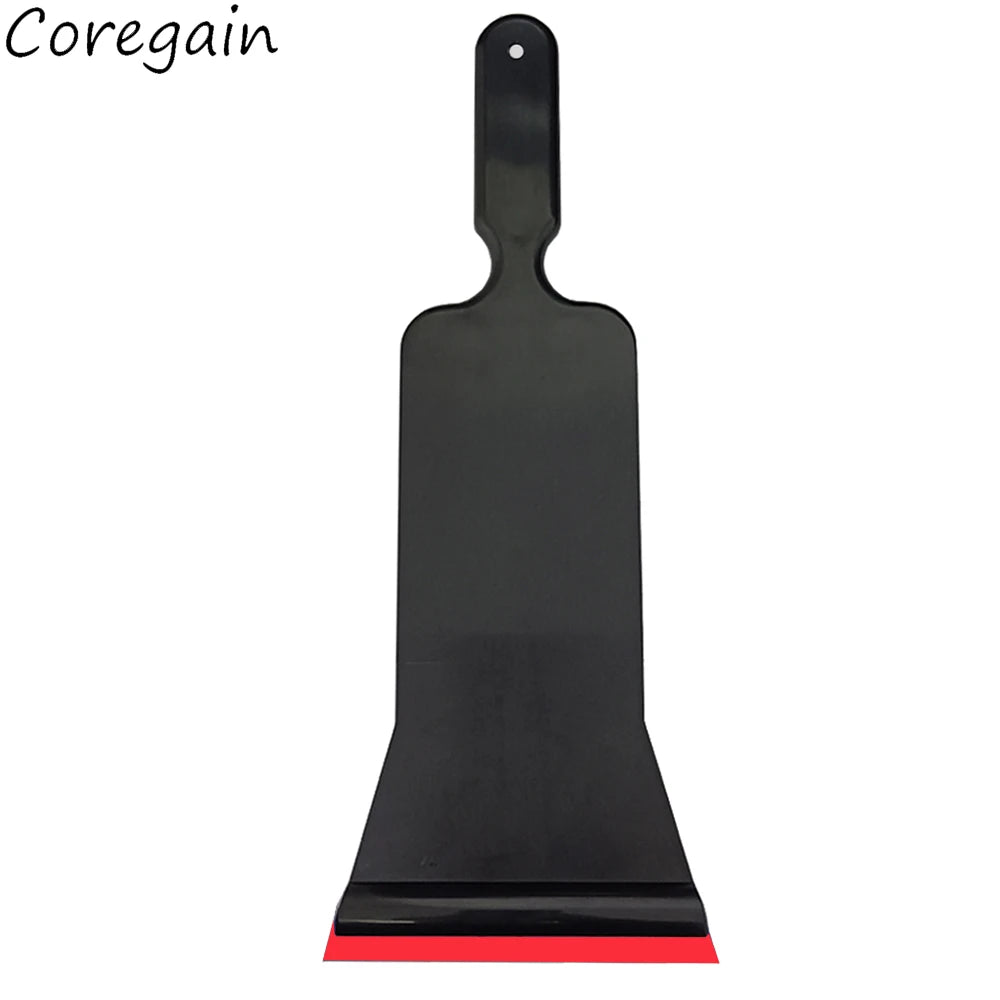 Long Handle Cleaning Squeegee Front Rear Window Tinting Scraper Bulldozer Carbon Fiber Vinyl Shovel Car Wrap Tool